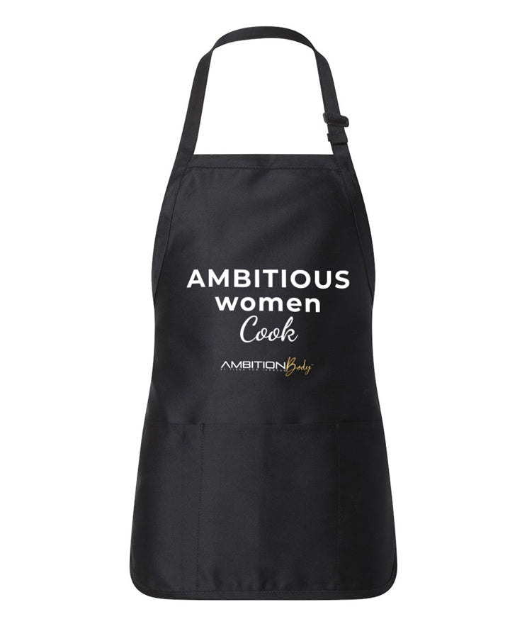 "AMBITIOUS WOMEN COOK" APRON