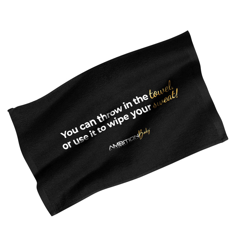"AMBITIOUS GIRLS SWEAT" MICROFIBER VELOUR TOWEL